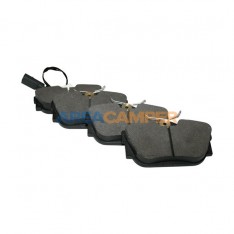 Rear brake disc pad set for...