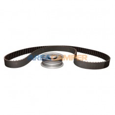 Toothed timing belt with...