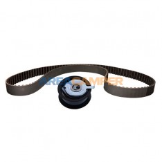 Toothed timing belt with...