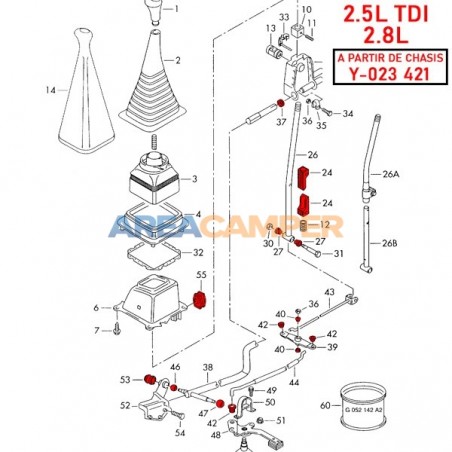 Kit Reparaci N Palanca De Cambio Vw T L Tdi Y L Y Resto De Motores