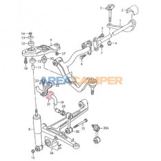 996Silentblock for front stabilizer, Ø 27 mm (1990-1996)