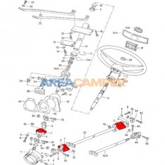 Rubber coupling for steering (05/1979-07/1992), urethane