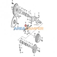 Connecting rod bearing set, 1900 CC and 2100 CC