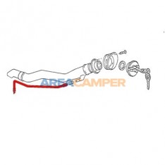 Fuel tank breather pipe