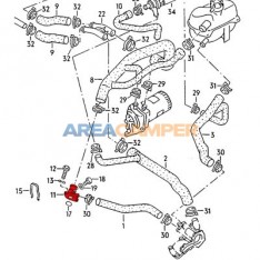 Water exchanger for Diesel engines cooling system