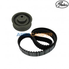 Toothed timing belt with...