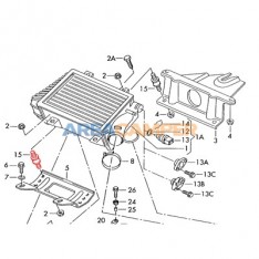 Sientblock intercooler VW T4 2.5L TDI (1998-2003)