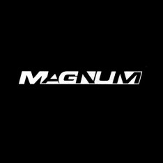 "Magnum" sticker, white,...