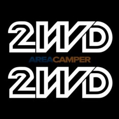 Pair of "2WD" decals for...