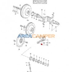 Engine piston pin bushing