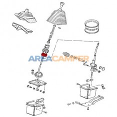 Gearshift lever spacer ring