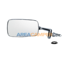 Left chrome rearview mirror...