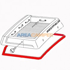 VW T25 and Vangon rubber seal for luggage pan