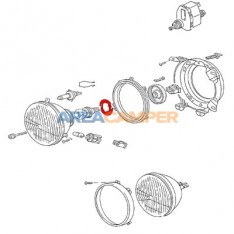 Head lamp retaining ring