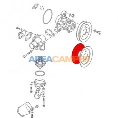 Water pump pulley (front half)