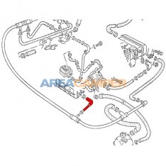 Coolant hose, left cylinder head