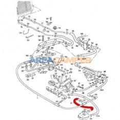 Coolant hose to expansion tank (DOKA)