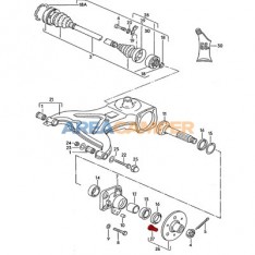 Rear wheel stud