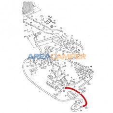 Coolant hose from expansion tank to water pump