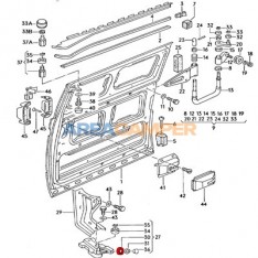 Lower roller for sliding door