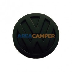 Emblem for steering wheel cover cap, black