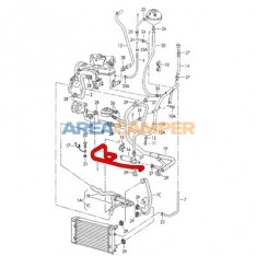 Coolant hose from radiator to water pump