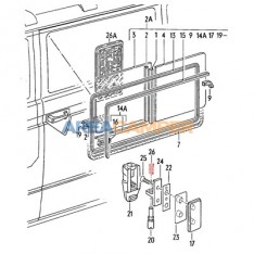 Spring for sliding window opening mechanism