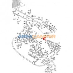 Coolant hose between distributor and cylinder head, 2100 CC (from 1985)