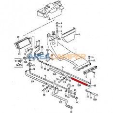 Coolant hose, 970 mm