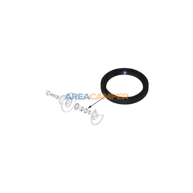 Front wheel bearing seal, left or right