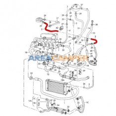 Oil coolant hose