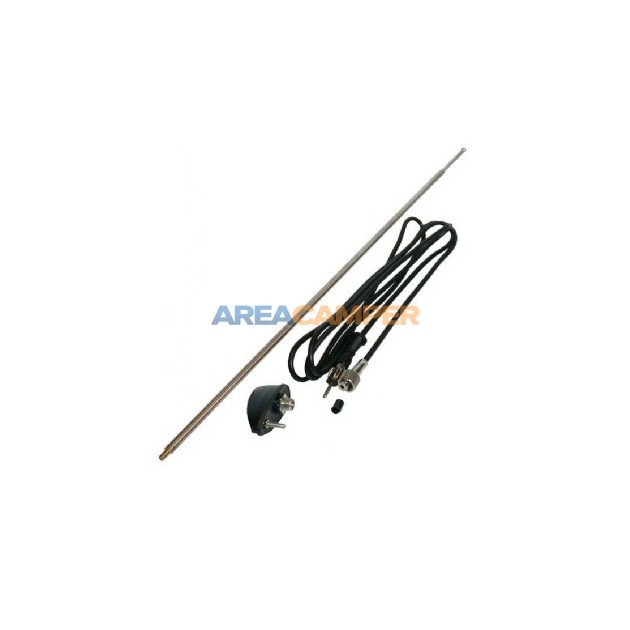 Single mount 1400 mm antenna with black plating