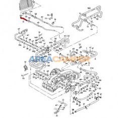 Radiator water hose, 1900 CC (08/1992 to 12/1984)