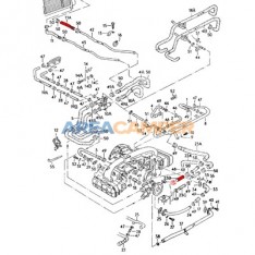 Radiator water hose, Diesel and 1900 CC (08/1982 to 12/1984)