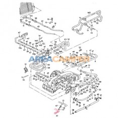 Coolant hose from expansion tank to water pump, 1900 CC until 09/1983