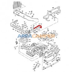 Coolant hose to bleeder pipe, 1900 CC (08/1982-12/1984)