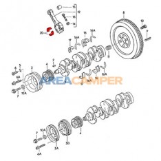 Connecting rod bearing set