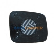 Plain heated mirror glass, left lhd