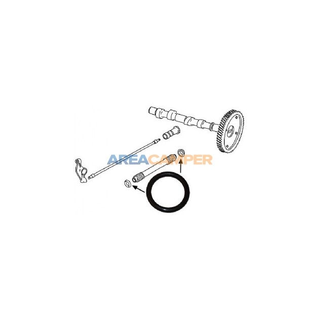 Retén tubo protectorsobre bloque motor, 2000 CC (CU)