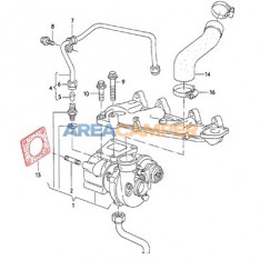 Intercambiador calor, lado derecho para 1600 CC (CT)