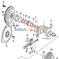 Crakshaft thrust bearing