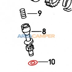 Shim for distributor driveshaft, petrol engines