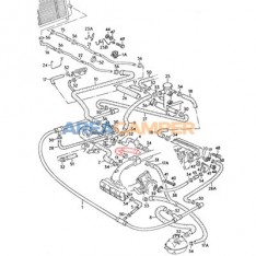 Coolant hose, from right manifold to carburetor, 1900 CC (DG)