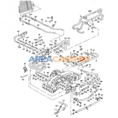 Coolant hose from metal pipe to carburetor 1900 CC (DG), 08/1982-07/1992