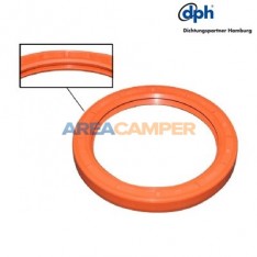 Crankshaft rear main oil silicone seal with double lip, 1600 CC (CT)