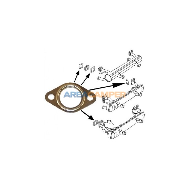 Junta do coletor de escape 1900 CC e 2100 CC