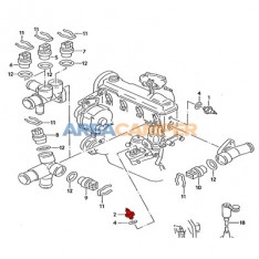 Oil pressure sender (white), 1.6-2.0 Bar M10x1,0