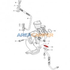 Junta tubo retorno óleo do Turbo motor 2.5L TDI (1996-2003)