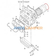 Cylinder liner o-ring Ø 94x2 mm for 1.9L and 2.1L petrol engines