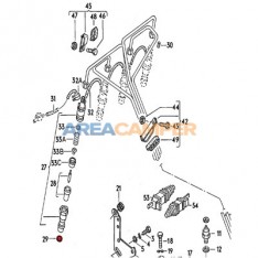 Disco protetor térmico para injetor VW T3 1.6L D/TD, 1.7L D e VW T4 1.9L D/TD, 2.4L D